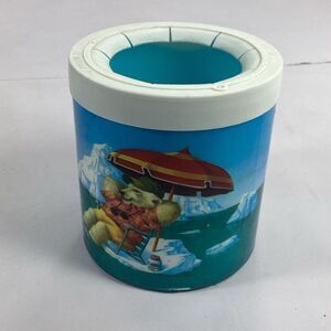 Vintage The Fridge Cools Like Ice Polar Bear Beach Koozie Can Cozy